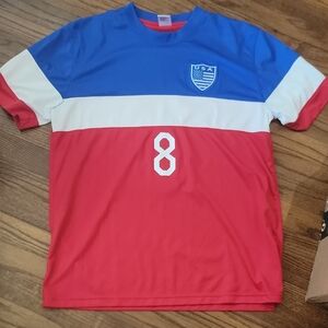 Clint DEMPSEYRed and Blue USA Soccer Jersey